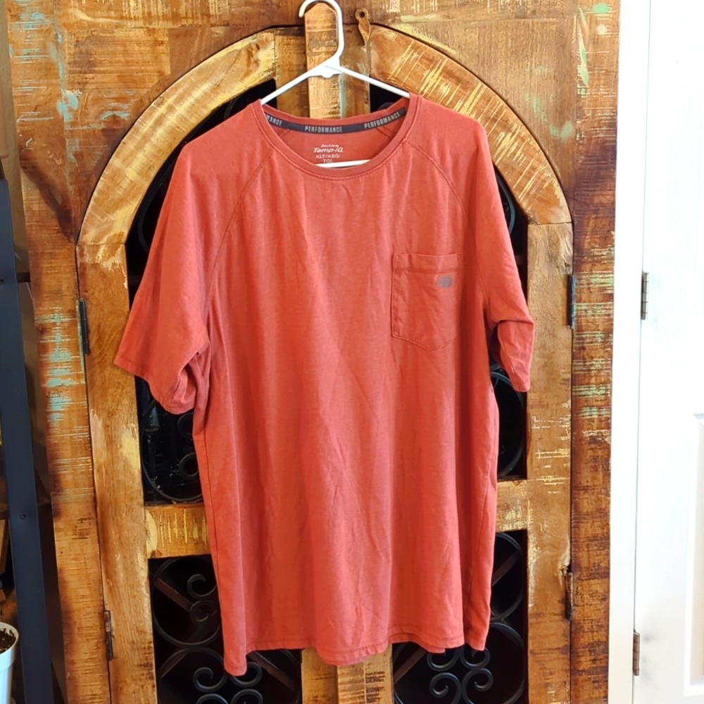 Dickie's Performance Temp-iQ Tee. XLT. Clay color.
